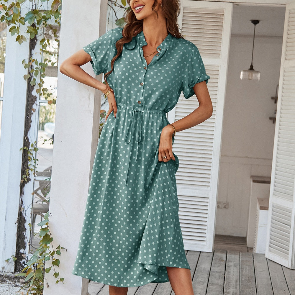 Dot dress for women