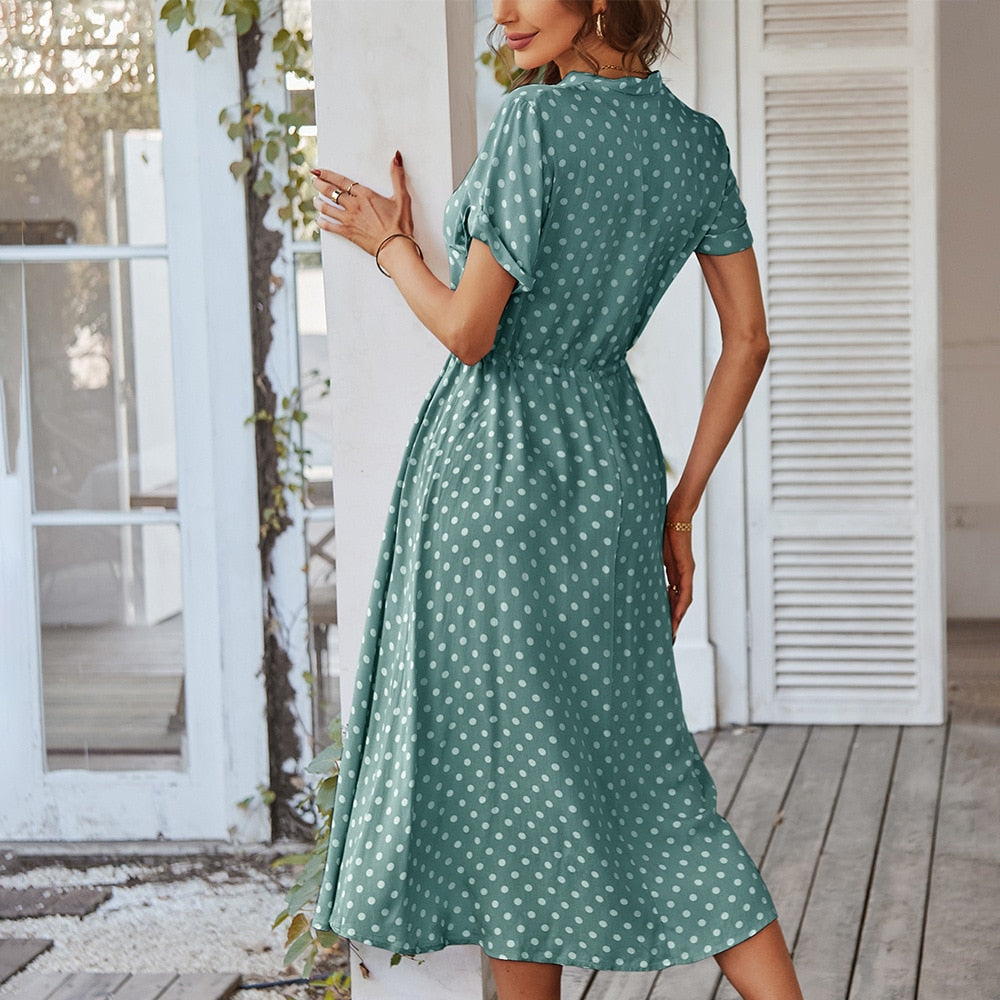 Dot dress for women