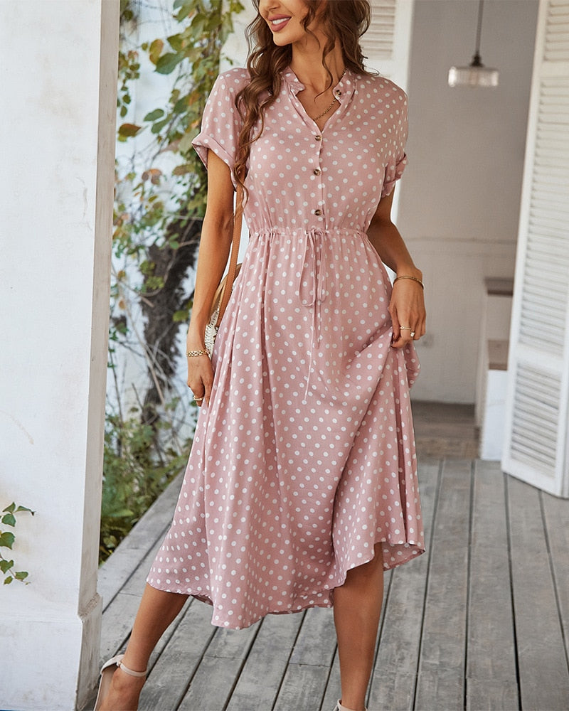 Dot dress for women