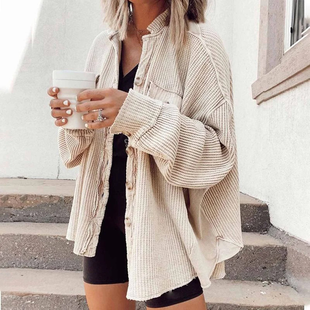 GR gerippte Strickjacke Elegance