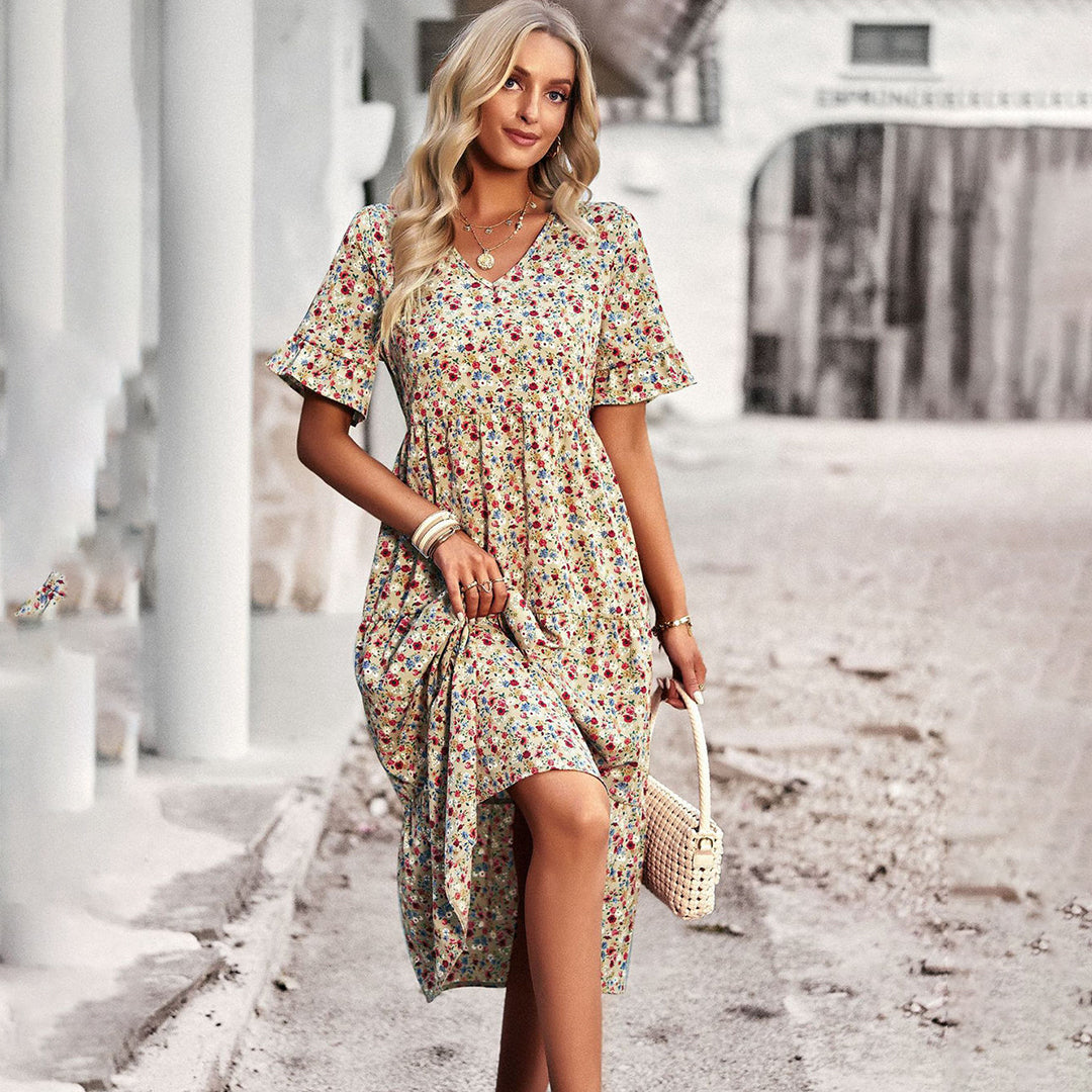 Blossomé™ - Elegant floral mini dress for women
