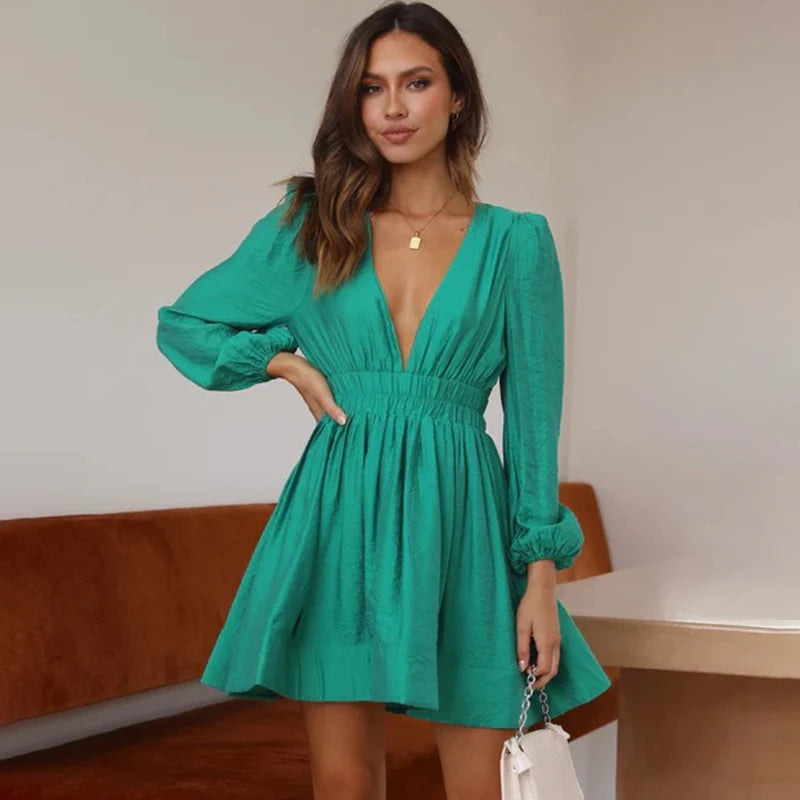 GR | Minikleid mit schmeichelhafter Silhouette Für Frauen