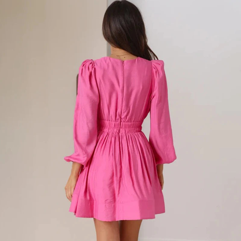 GR | Minikleid mit schmeichelhafter Silhouette Für Frauen