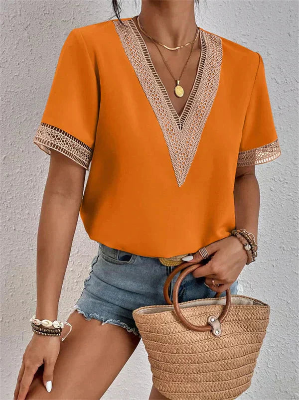 Women's neckline top