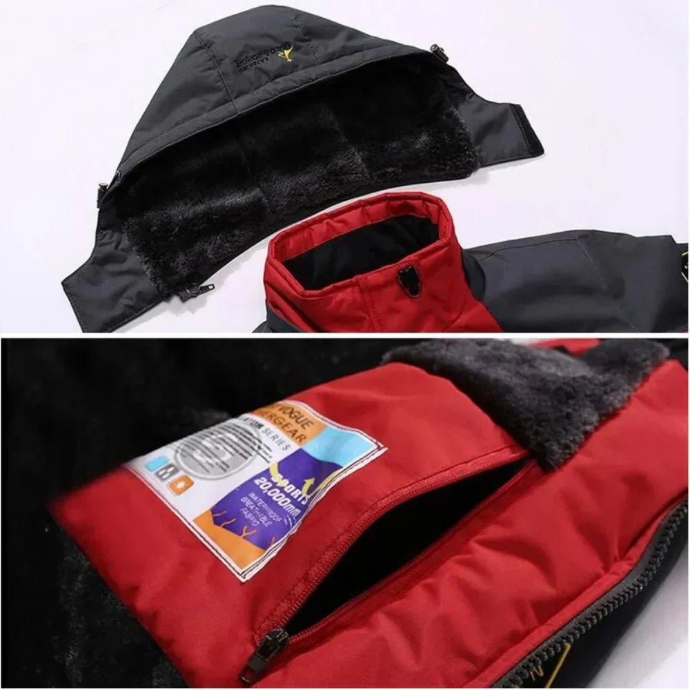GR | Outdoor Waterproof Winter Jacket with Fleece