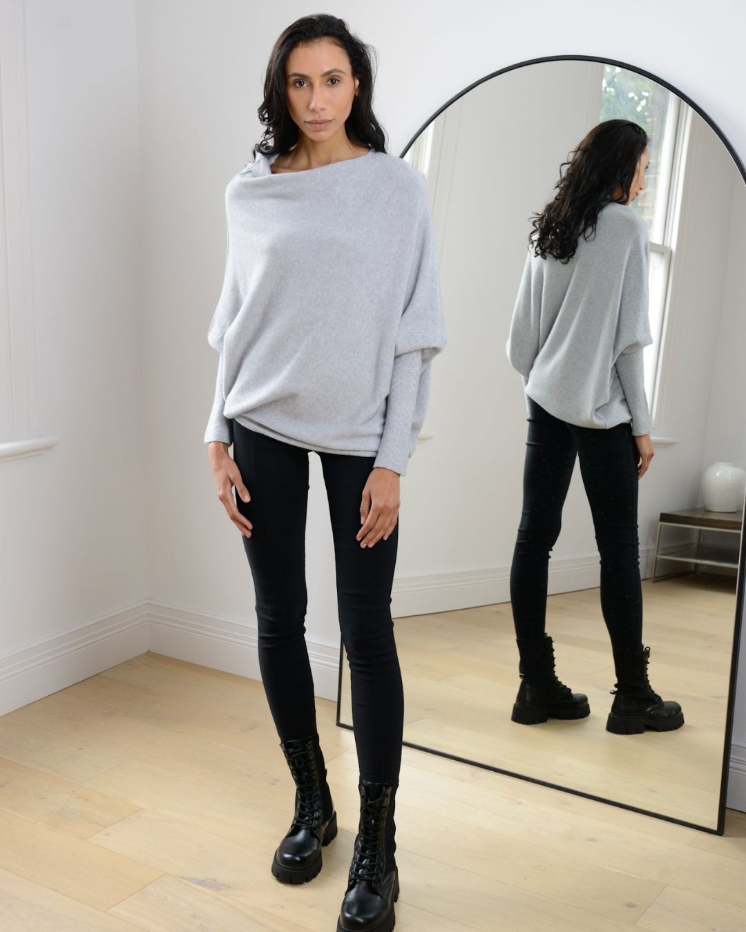 GR | Luxury Open Neck Pullover Sweater