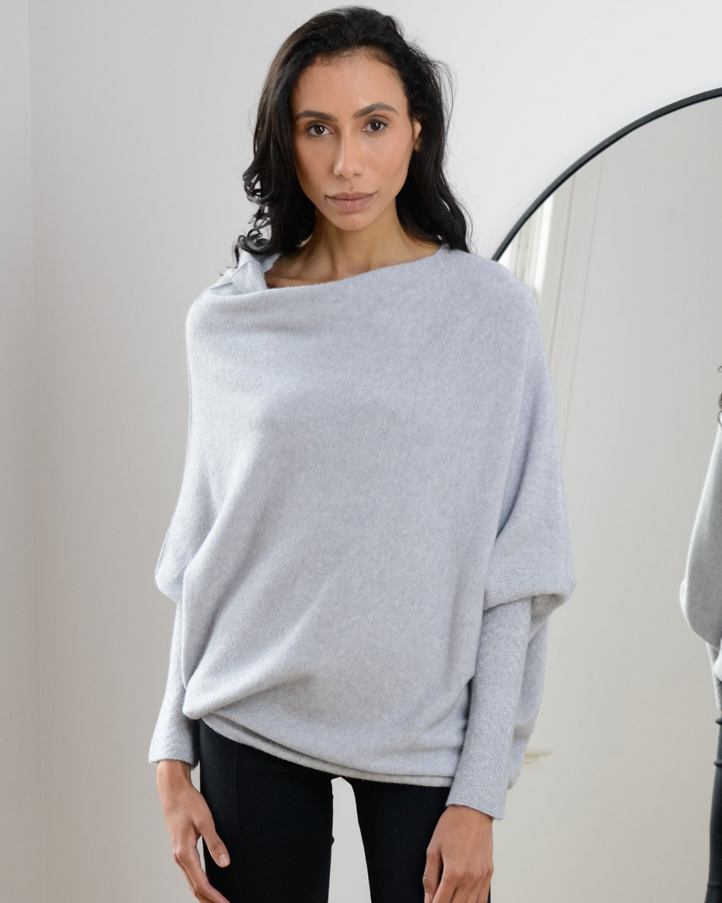 GR | Luxury Open Neck Pullover Sweater
