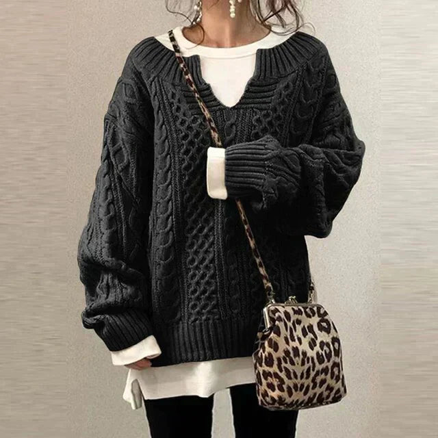 GR | Eleganter Strickpullover