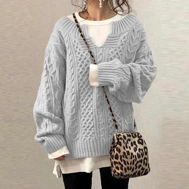 GR | Eleganter Strickpullover