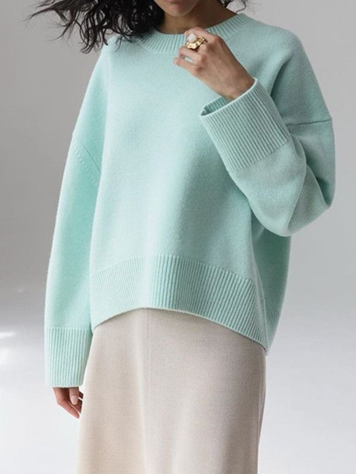 GR | STILVOLLER OVERSIZE-PULLOVER