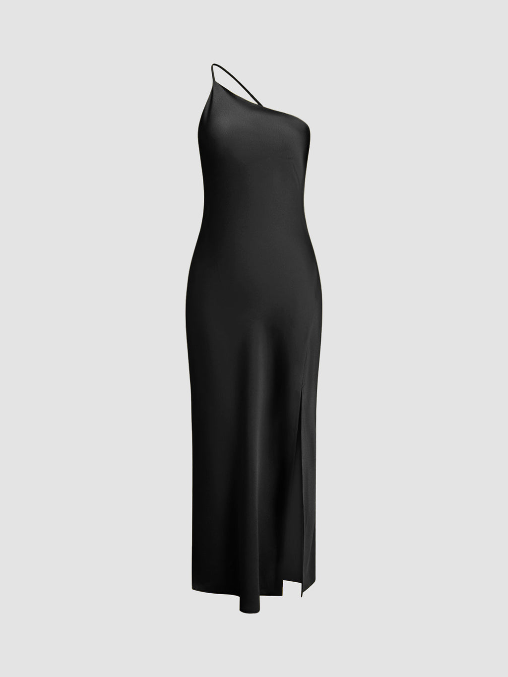 GR | Satin Maxi Dress with Open Back