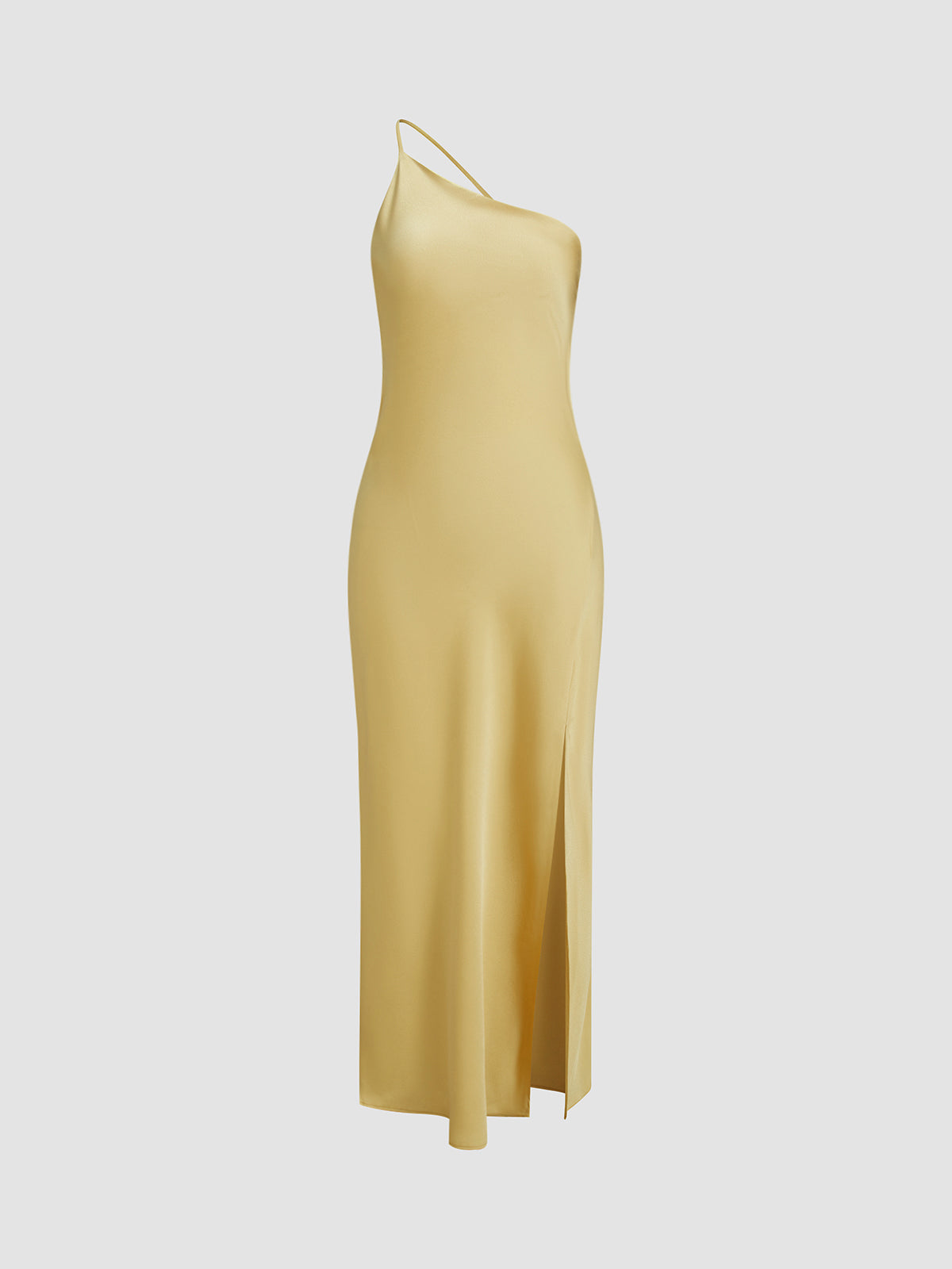 GR | Satin Maxi Dress with Open Back