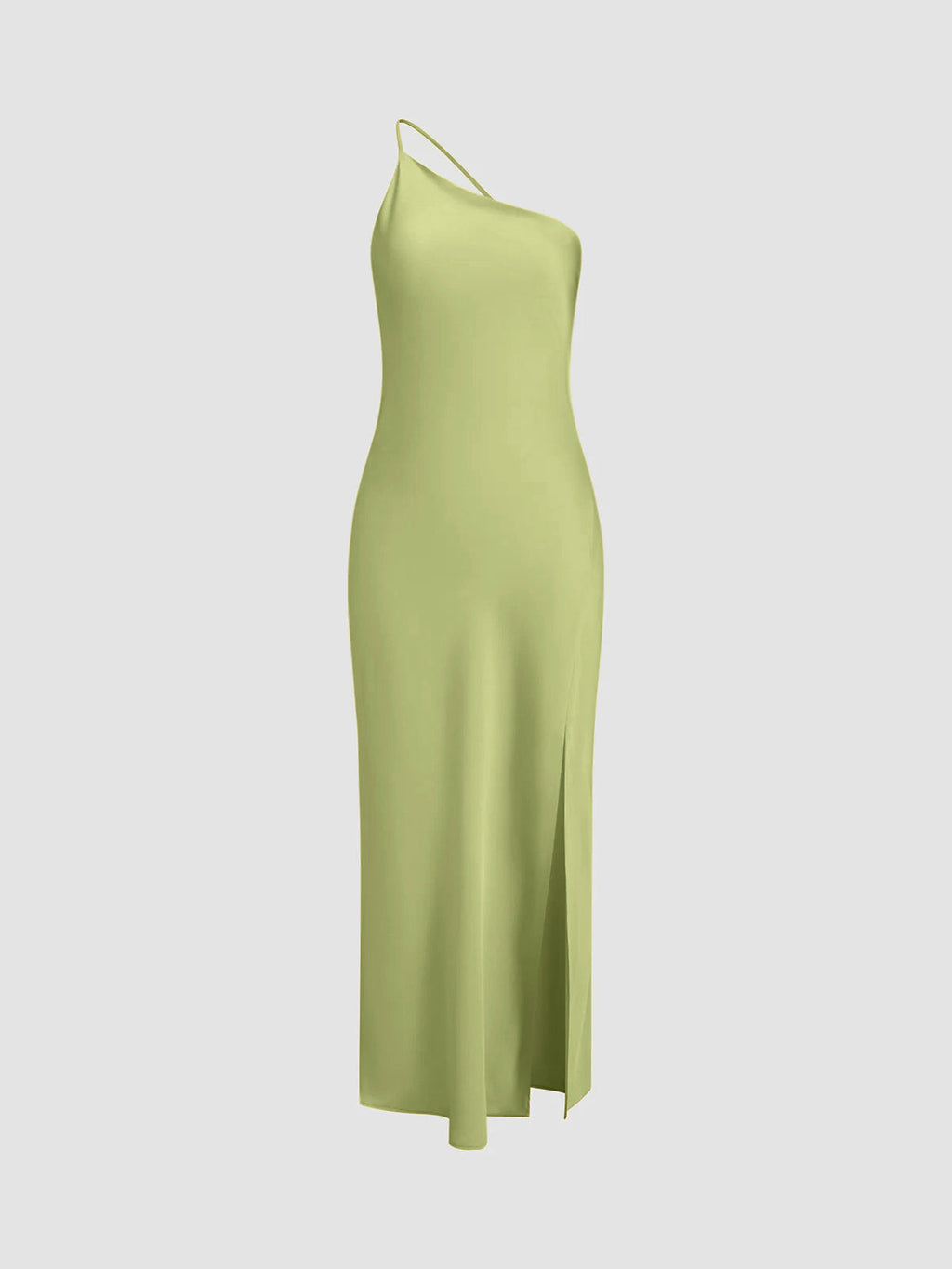 GR | Satin Maxi Dress with Open Back