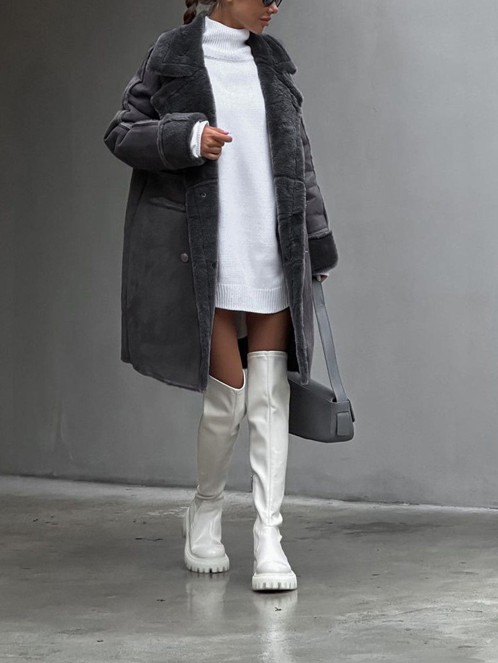GR made of faux fur in extra length