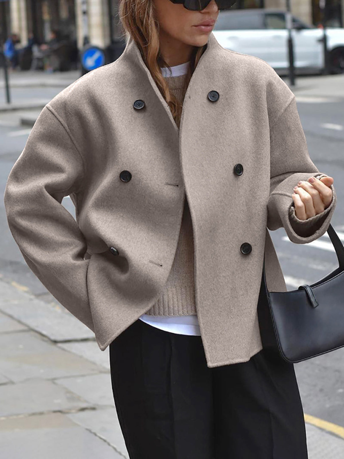 GR | Jacket with Oversized Button Placket