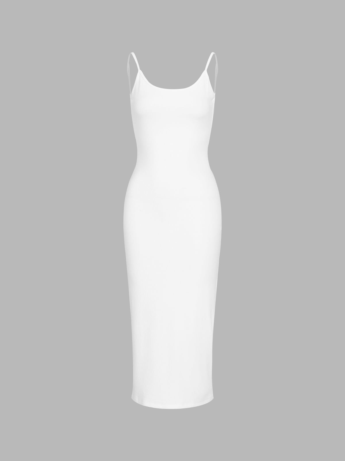 GR | Klassisches Offene Rücken Midi Kleid