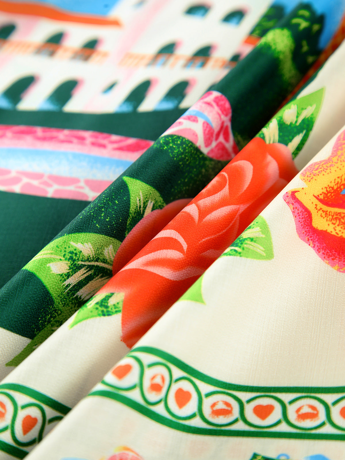 GR | Paradise Print Urlaub Cami Lange Kleid
