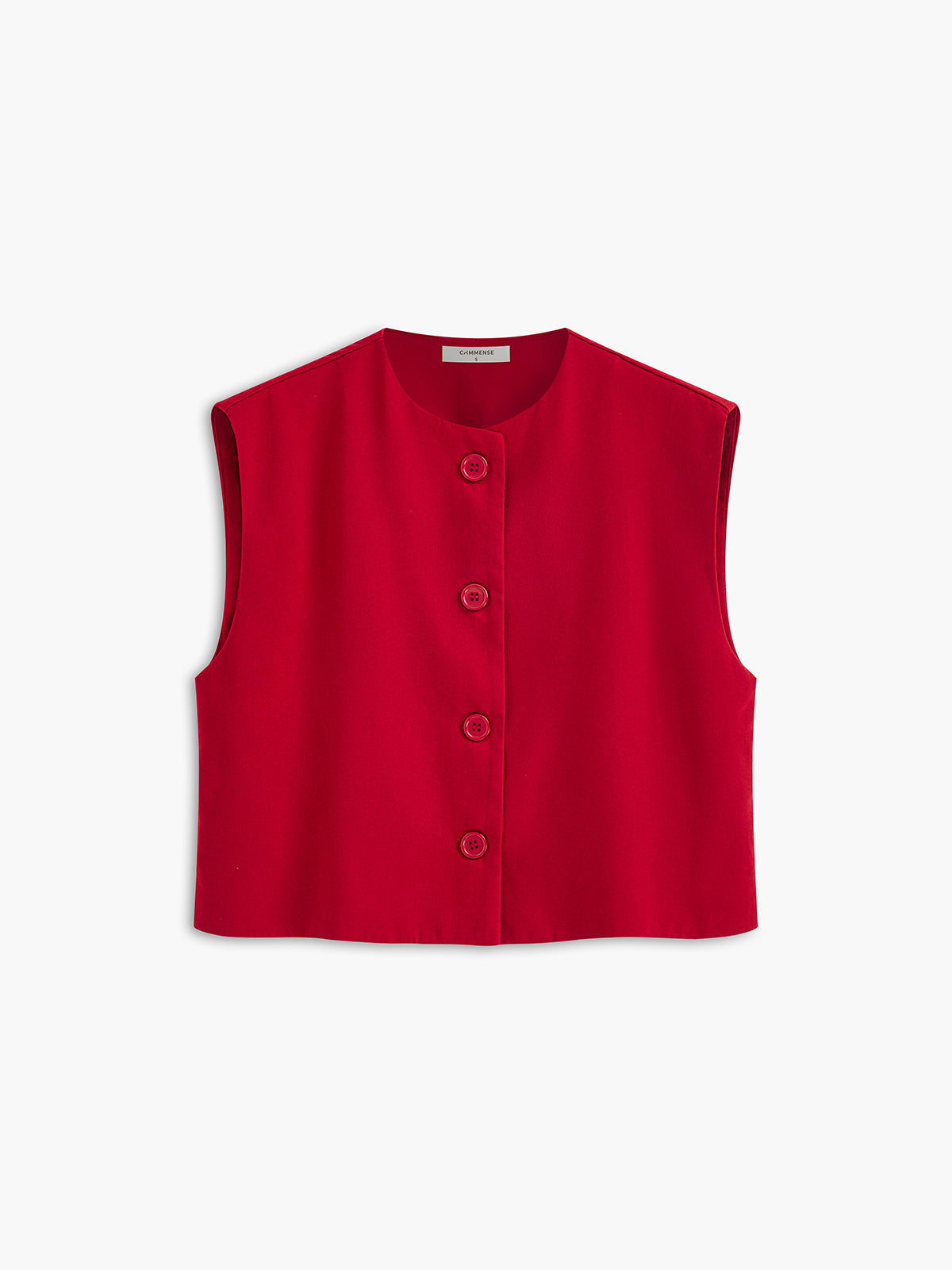 GR | Leisure Sleeveless Button Vest