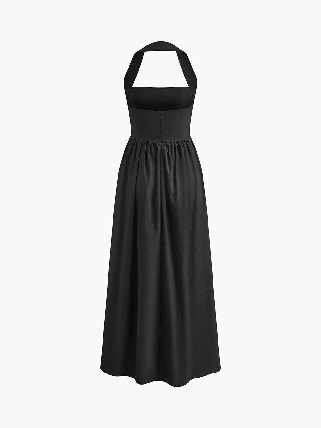 GR | Cotton & Linen Strappy A-Line Long Dress