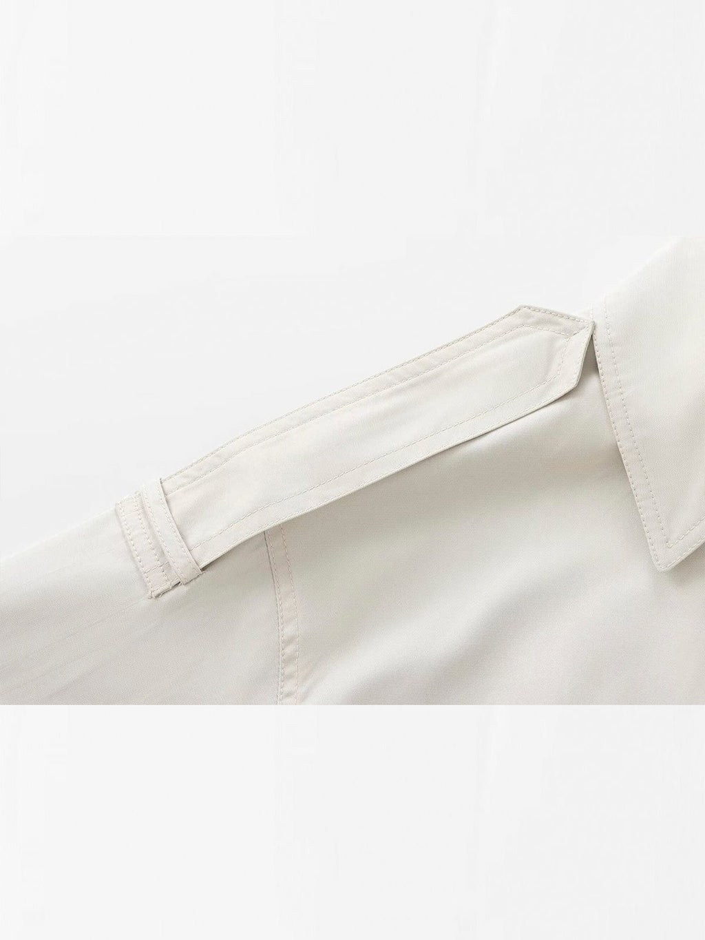 GR | Short Double-Breasted Trench Coat Elegant & Timeless