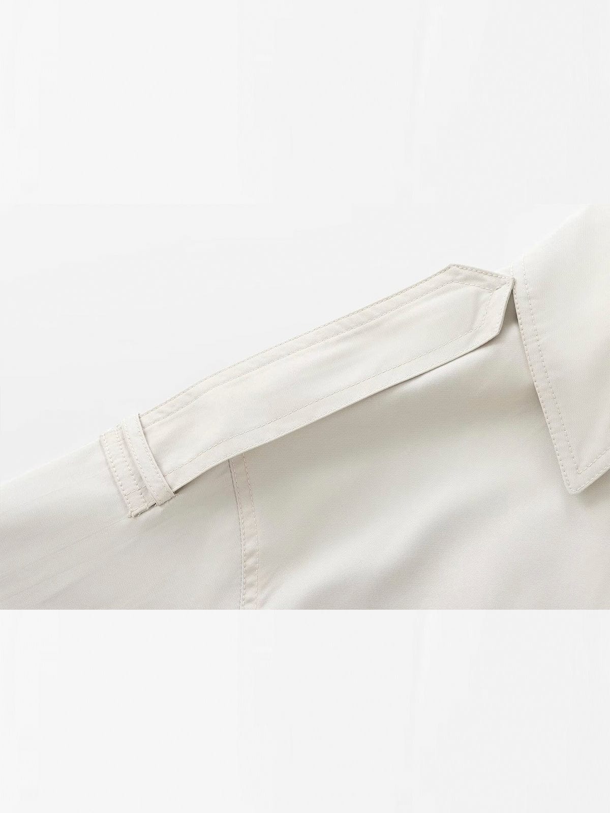 GR | Short Double-Breasted Trench Coat Elegant & Timeless
