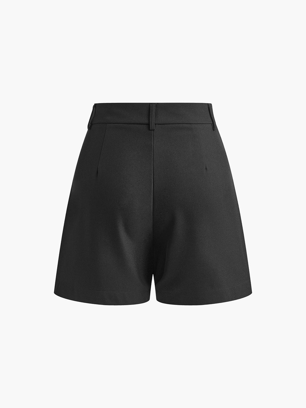 GR | Semi Transparent Mittlere Taille Kurze Hosen Ohne Gürtel