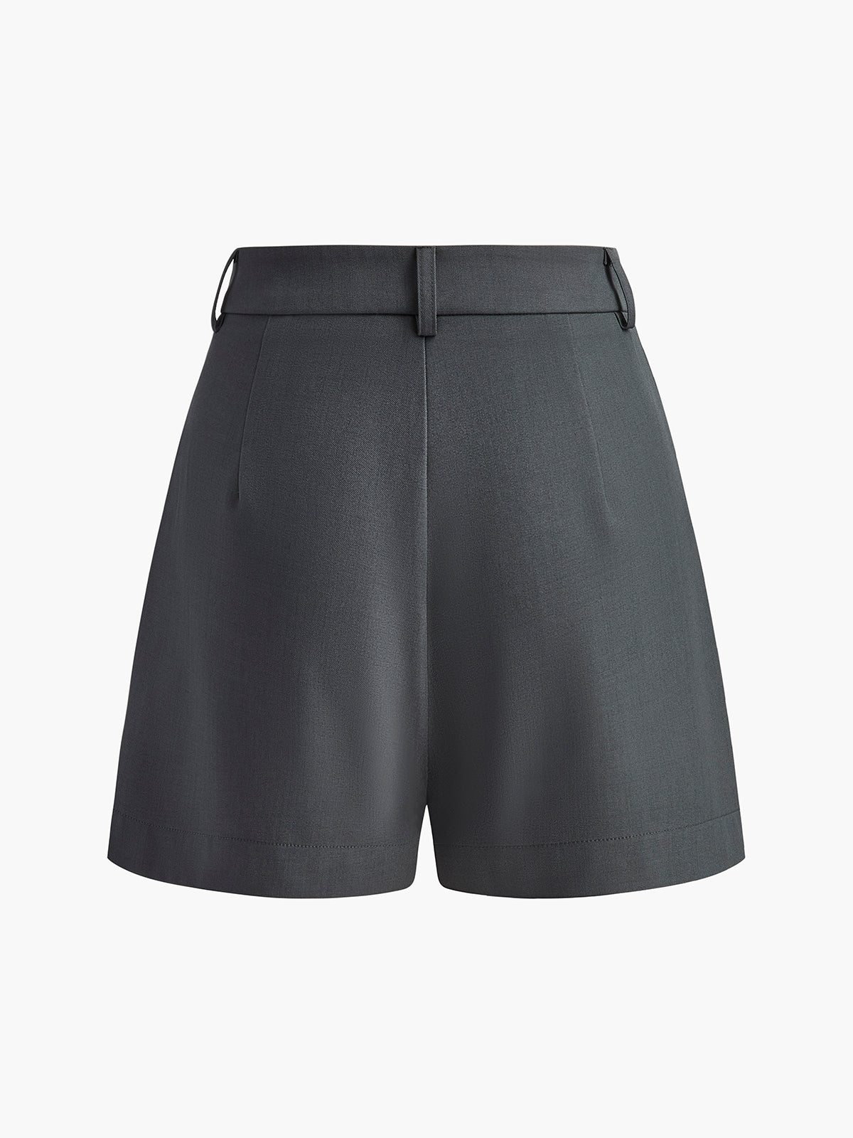 GR | Semi Transparent Mittlere Taille Kurze Hosen Ohne Gürtel