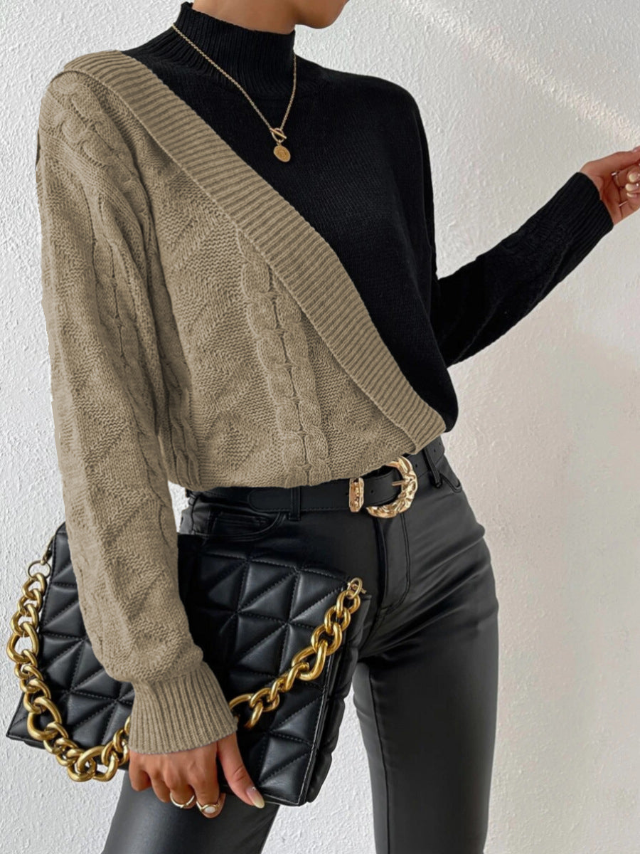 GR - Casual asymmetrical women's sweater
