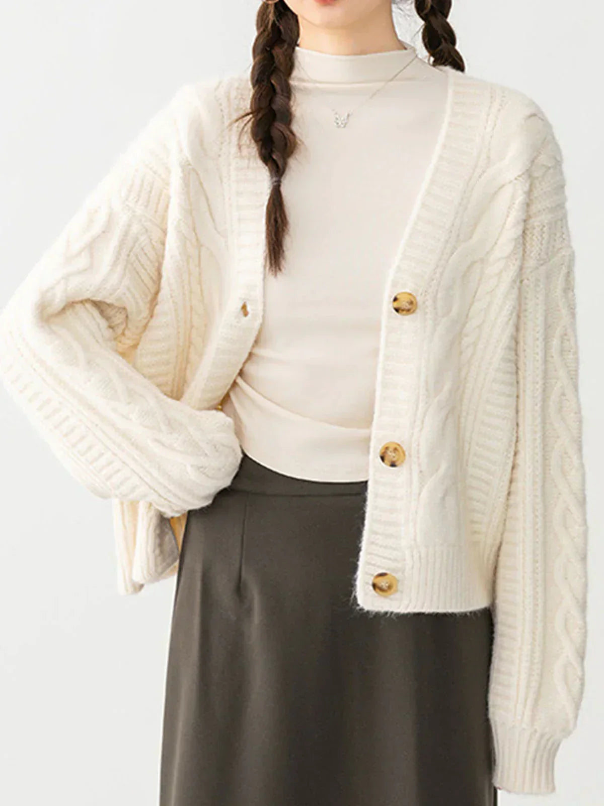 GR | Mechanism Cable Cardigan