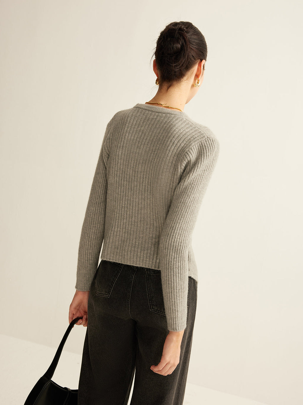 GR | Damen Pullover mit Knöpfen