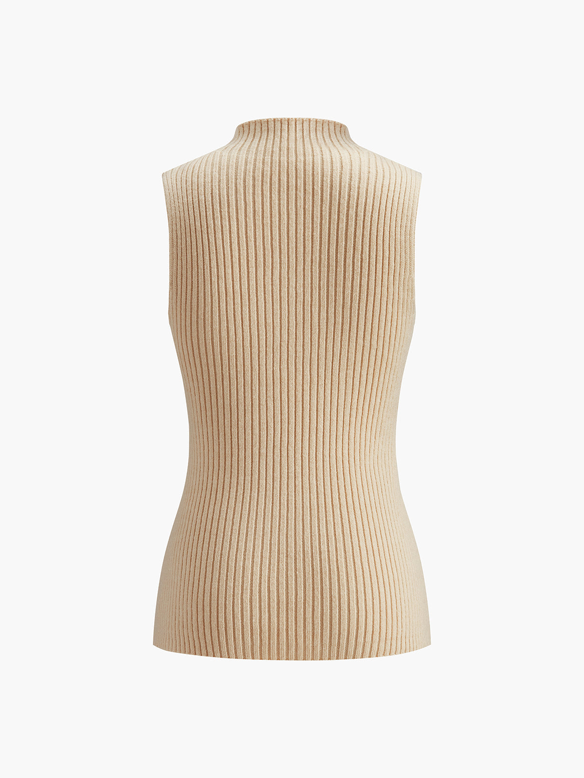 GR | Minimalist Ribbed Back Cutout Top