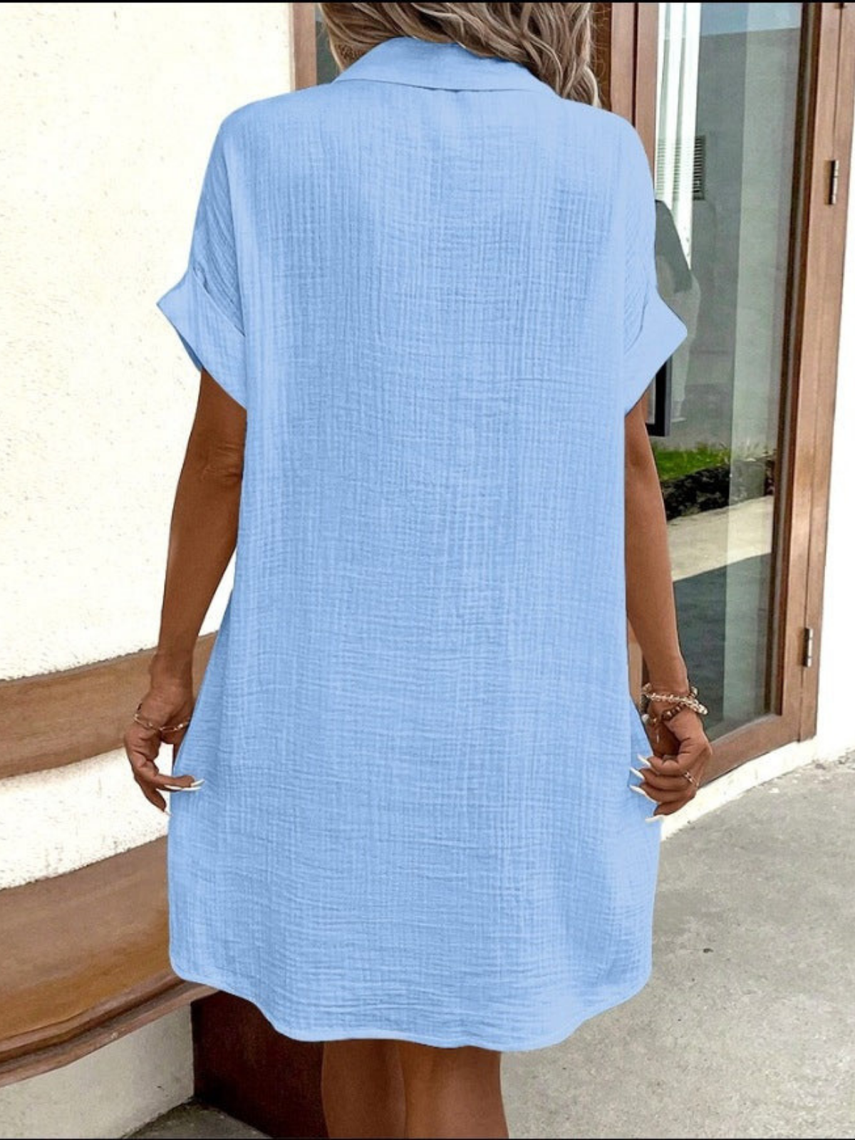 GR | Chic Casual Style Linen Dress