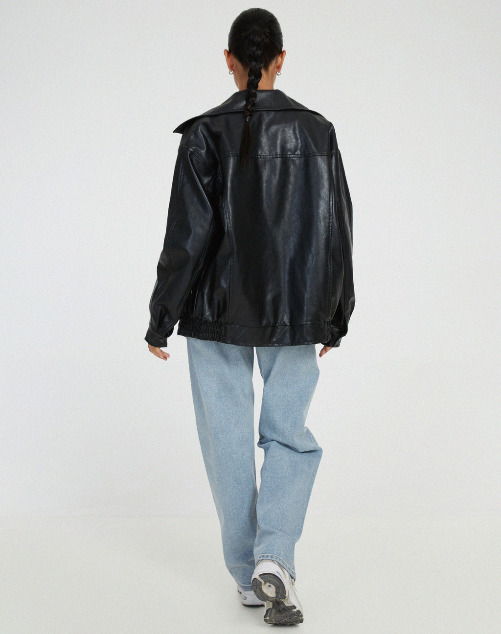 GR - Casual leather jacket for women