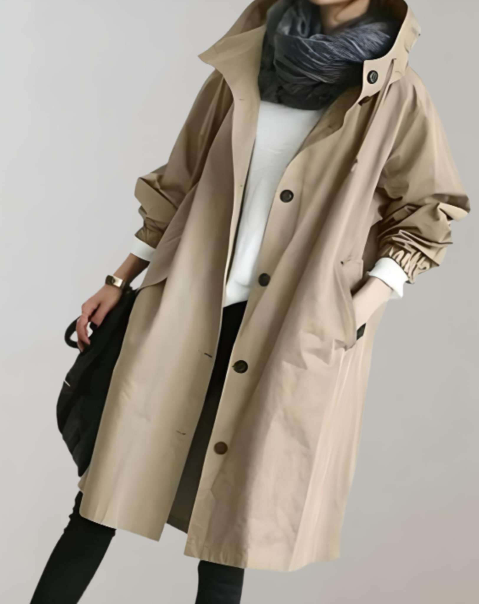 GR | Stylish Waterproof Trench Coat for Women
