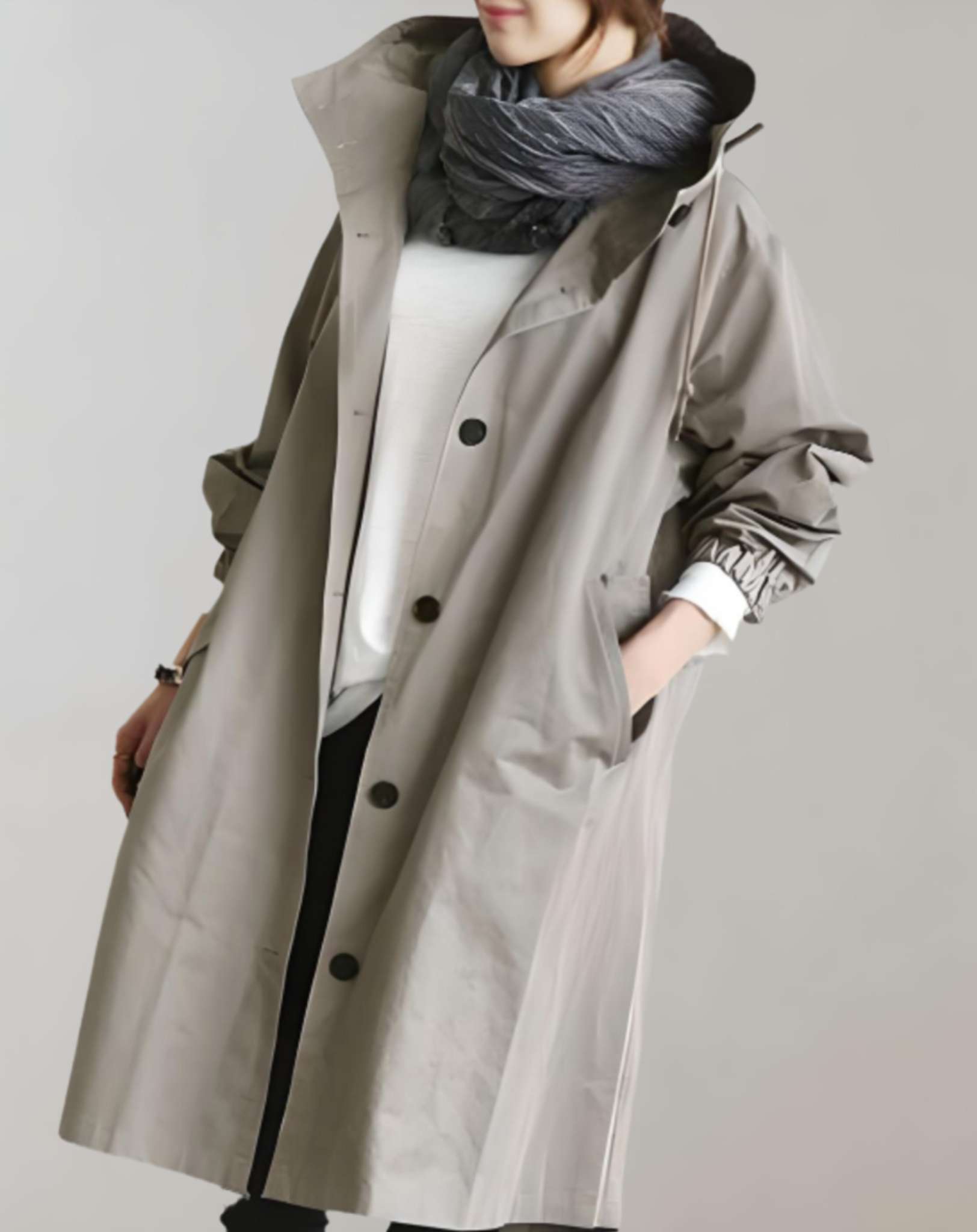 GR | Stylish Waterproof Trench Coat for Women
