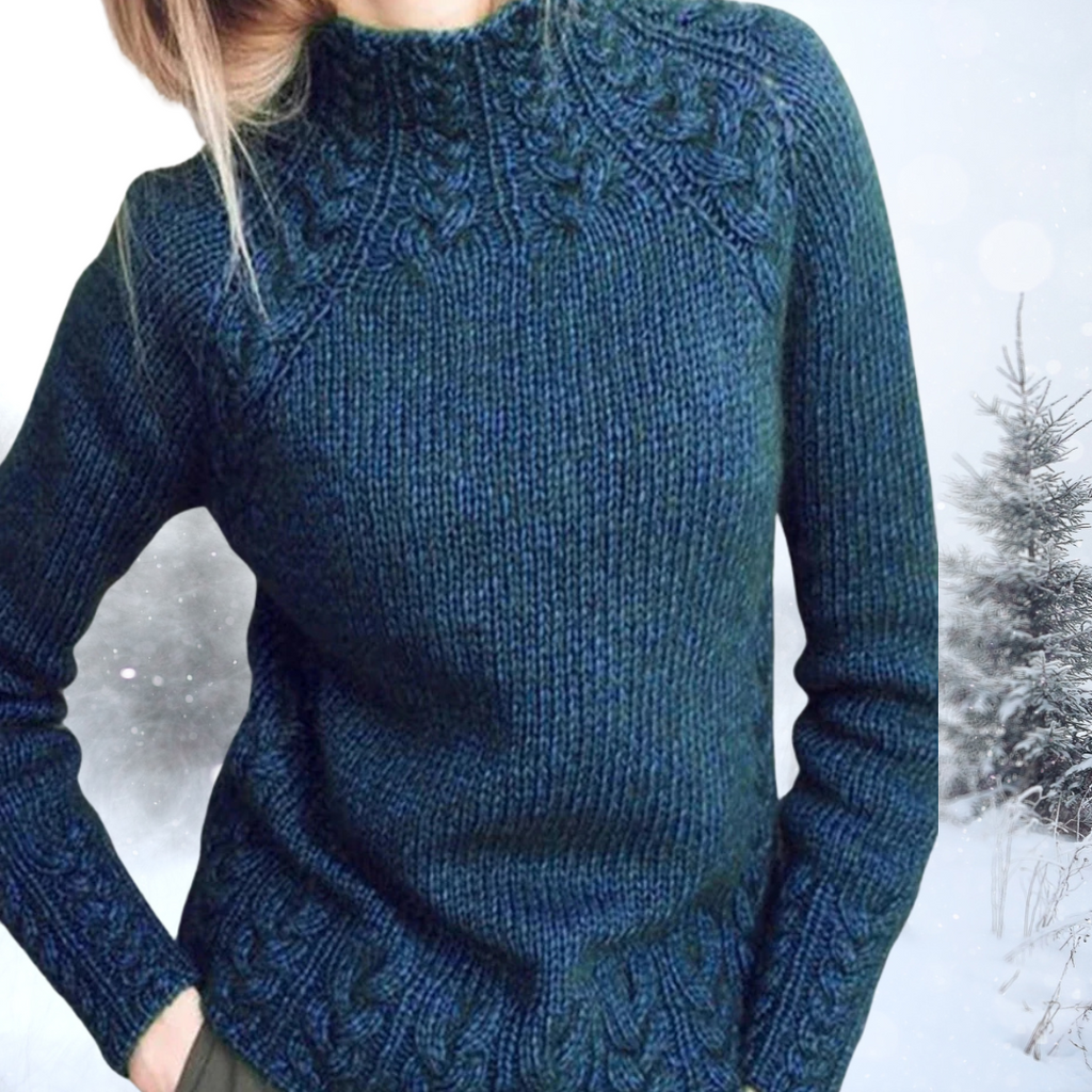 GR | Eleganter Rollkragenpullover