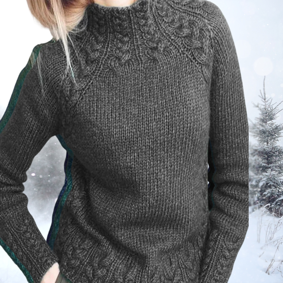 GR | Eleganter Rollkragenpullover