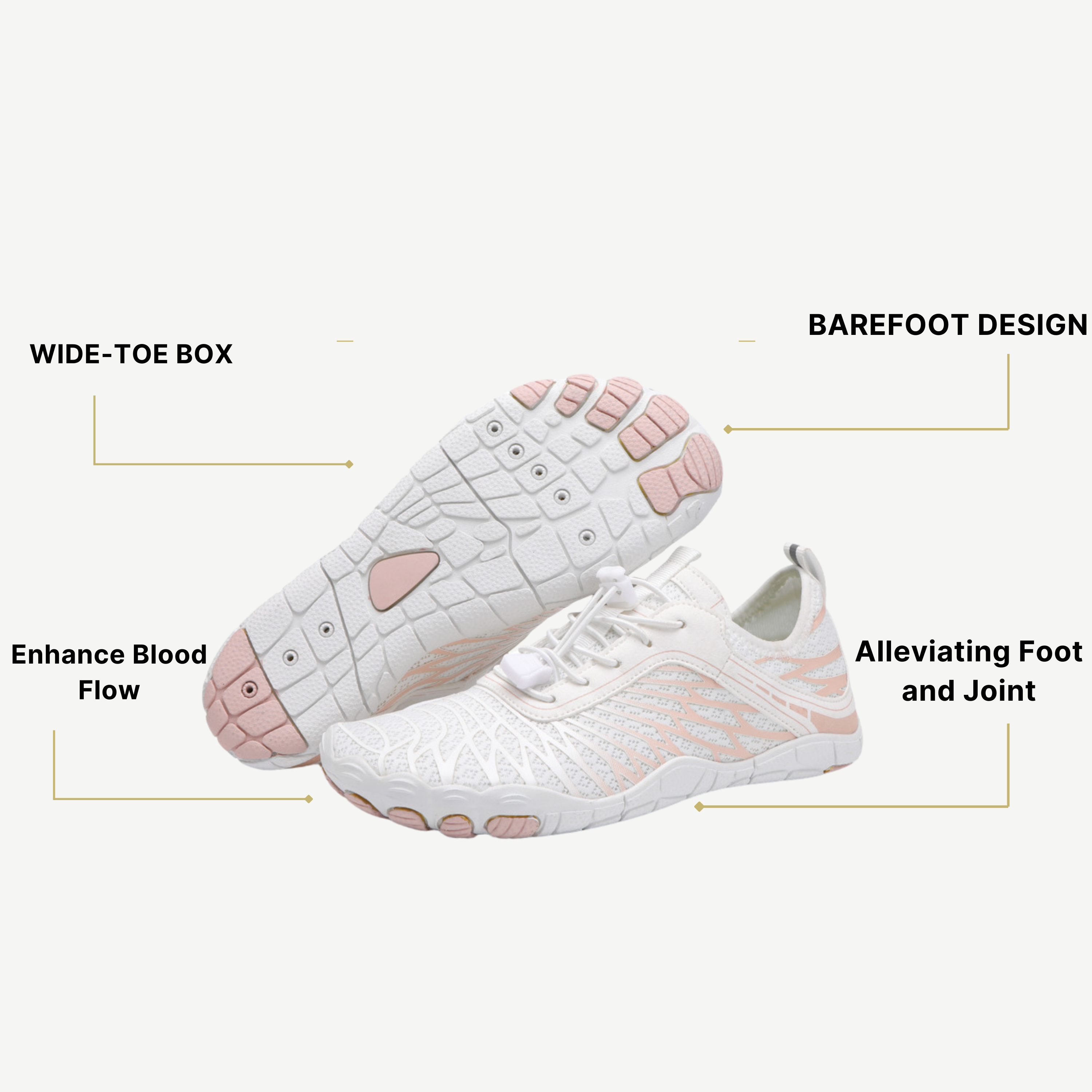 GR | Sporty barefoot shoes Flexible & lightweight