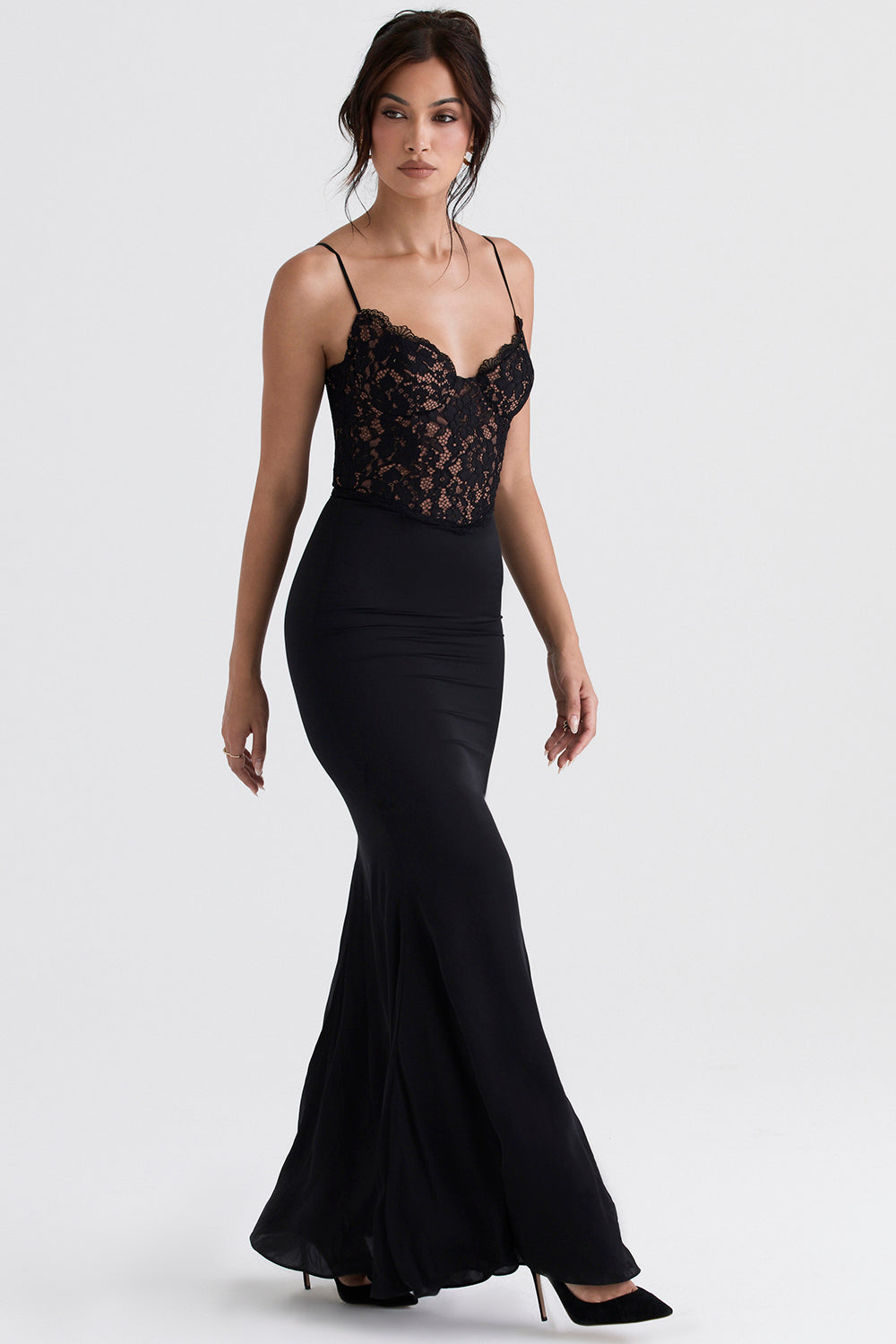 GR | Maxi dress with an elegant silhouette for women 