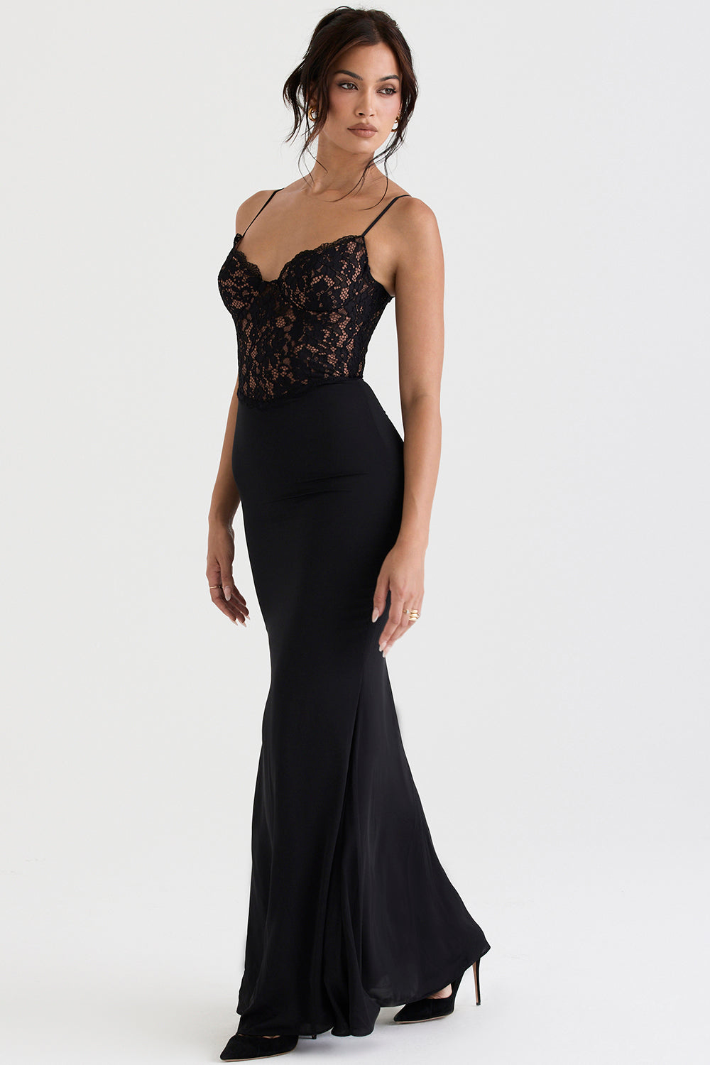 GR | Maxi dress with an elegant silhouette for women 