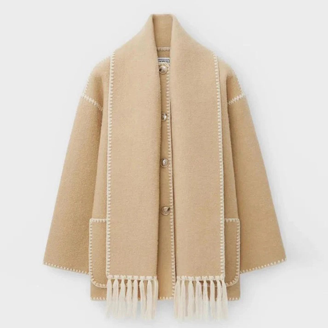 GR with attached scarf 