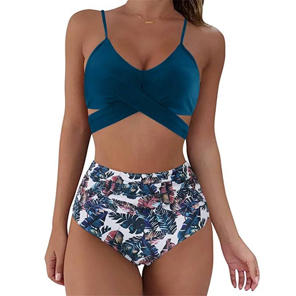 GR | Colorful high-waisted bikini for women 