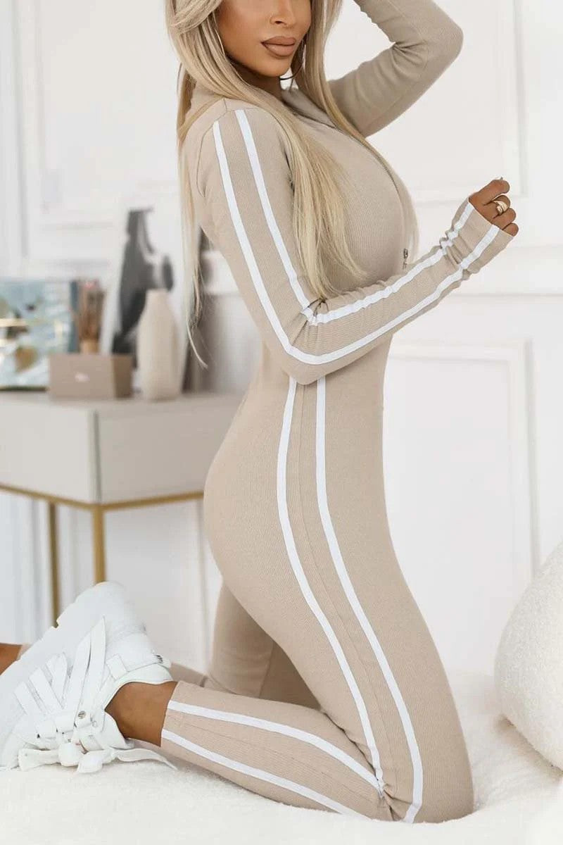 GR | Striped jumpsuit