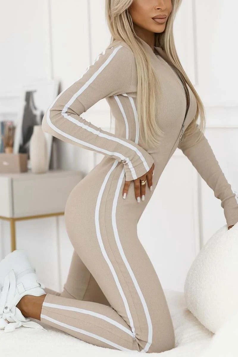 GR | Striped jumpsuit