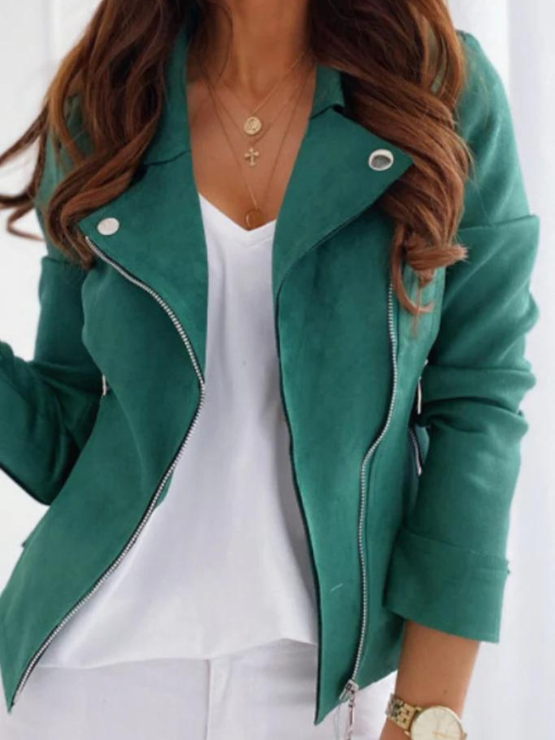 GR | Women's Suede Faux Leather Summer Jacket