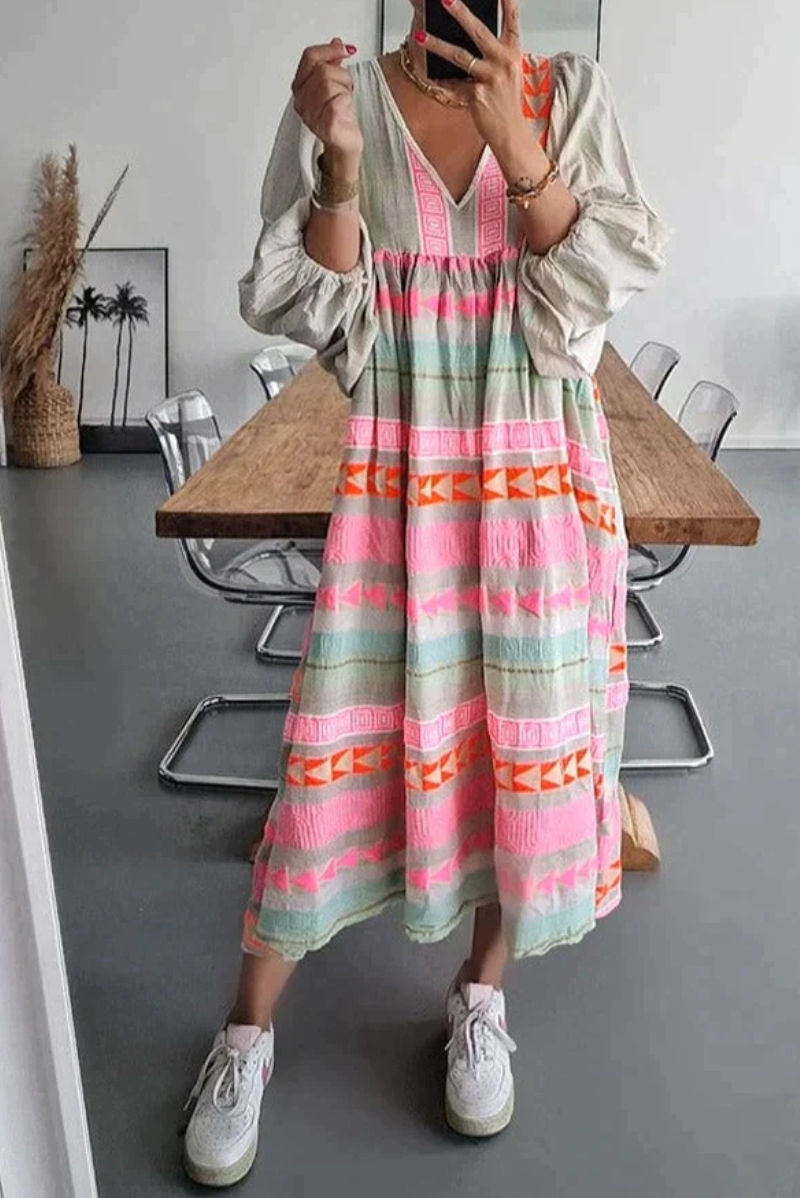 GR | Colorful summer dress