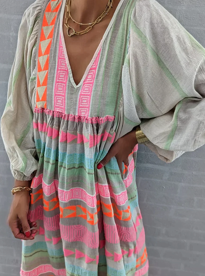 GR | Colorful summer dress