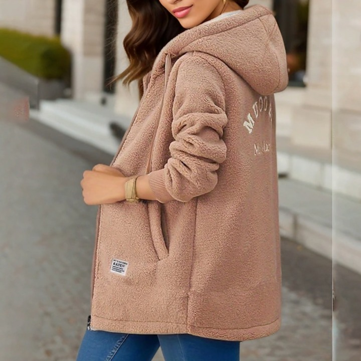GR - Stylish, warm fleece jacket for winter