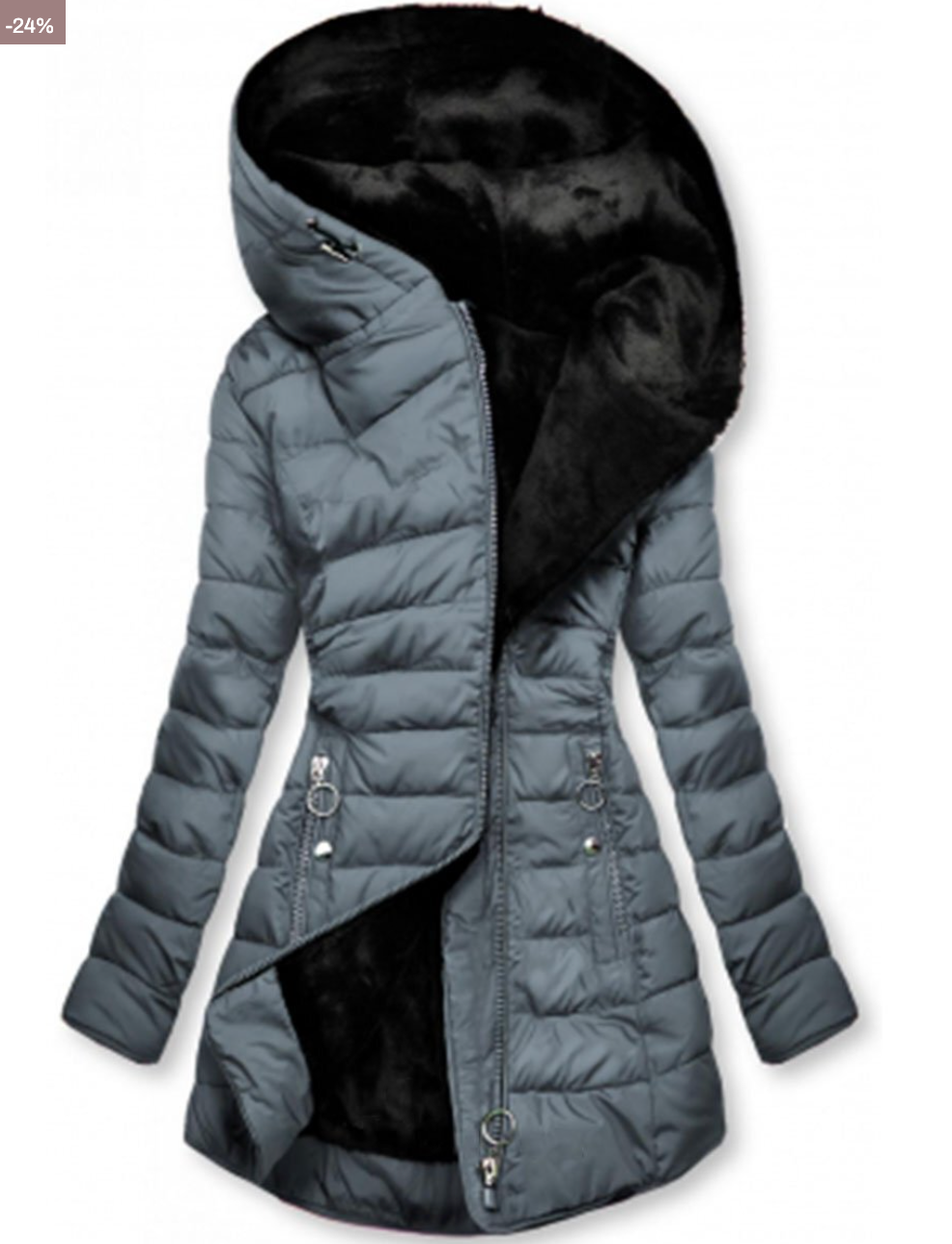 GR | Women's winter fashion jacket, lined inside