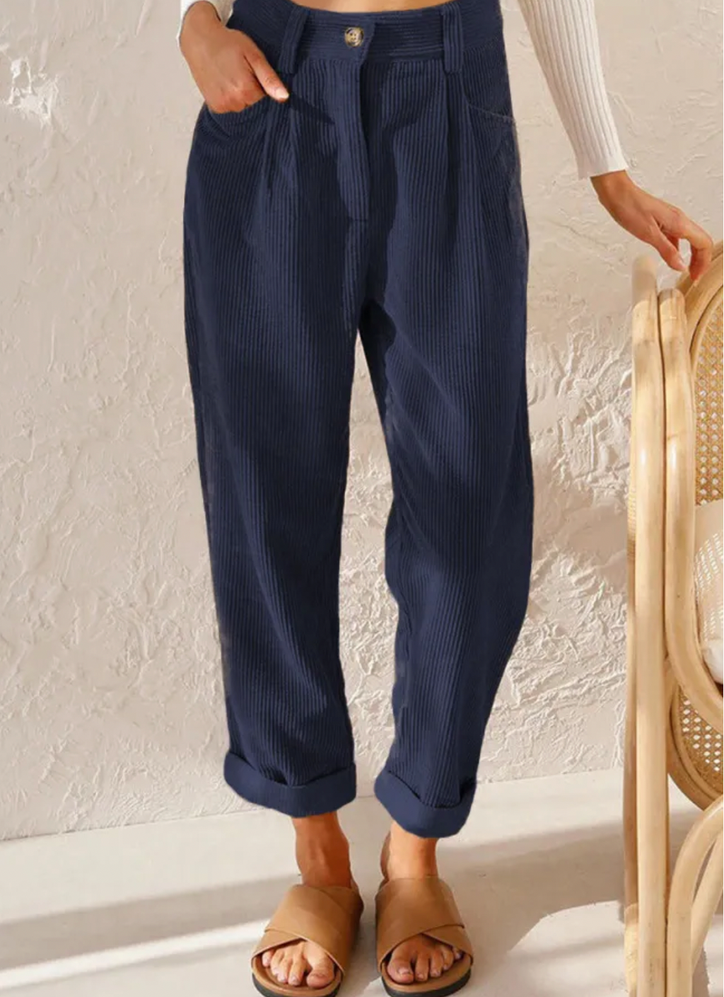 GR - Stylish corduroy trousers